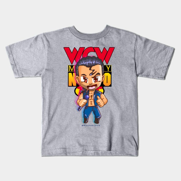 Chibi Scott Hall tribute (debut ver.) Kids T-Shirt by MorenoArtwork